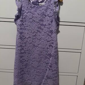 The Children's Place Lavender Lace Midi Dress